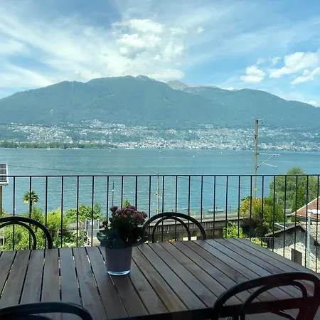 شقة Casa Gabriella - Sonniges Familienparadies Am Maggiore *